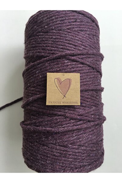Makromİps Macrame Ip 500 Gr (+-30) Scan Single Twist Twist Twisted Twist Twis...