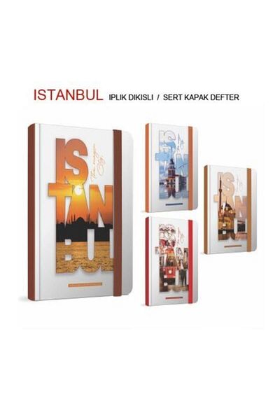 Gıpta Istanbul 13x21cm Thread DkşHard Cover Def120 Yp.striped