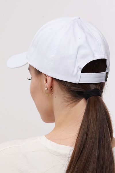 Aghilo Unisex White Cap Hat - Adjustable 100% Cotton