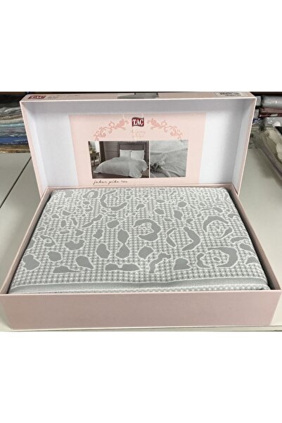 Taç Jakarta Double Duvet Set - Palina Gray