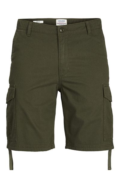 Jack & Jones Men's Green Ana Sn Jpstmarley Jjcargo Shorts - 12229650 -Fores