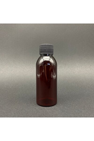 Pause Art Home 100 Cc Amber Sert Plastik Şişe - Siyah Kapaklı - 100 Ml Kahver...