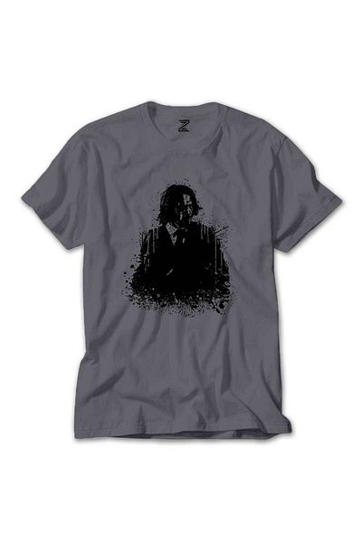 Z zepplin John Wick Chapter Silhouette Grey T-shirt