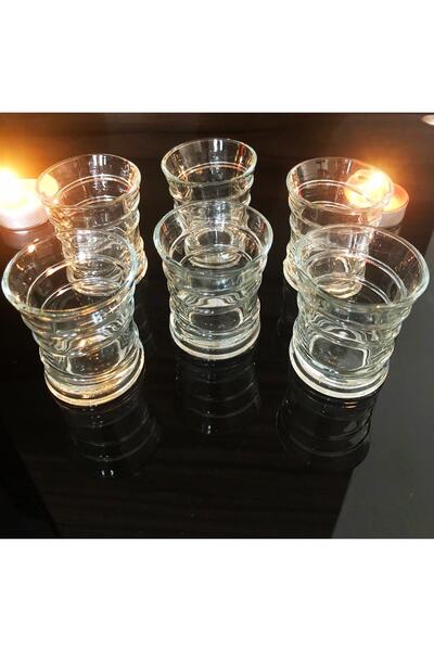DİBA AVM Coffee Side 6-Piece Presentation Zemzem Cup 6-Piece Coffee Side Water Cup Presentation Cup Zemzem Cup