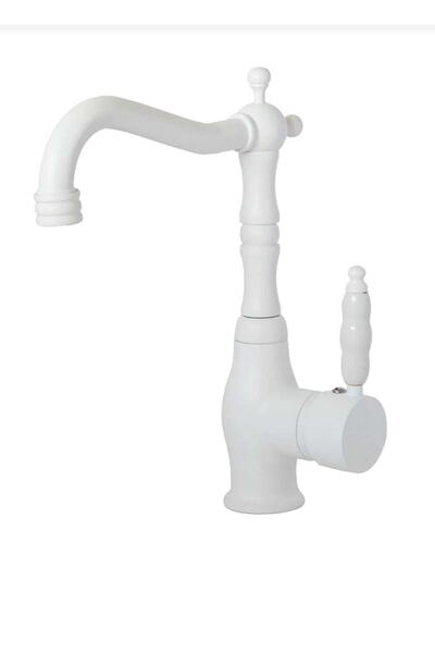 Genel Markalar Beyaz Rustik Lavabo Bataryası