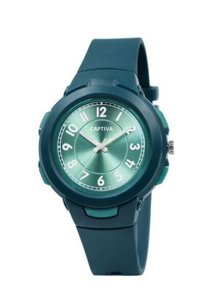 captiva Analog 30 Mt Water Resistant Silicone Cordon Children's Wristwatch Ne...