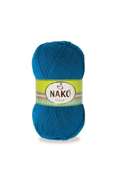 NAKO Rekor 10328 5 τεμάχια Πλεκτό Χειροποίητο Κλωστή Λάδι Μπλε