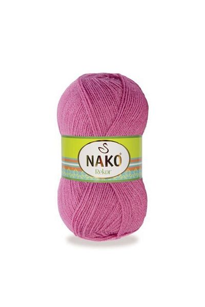 NAKO Rekor 180 5 τεμάχια Νήματα πλεξίματος χειρός Dry Rose