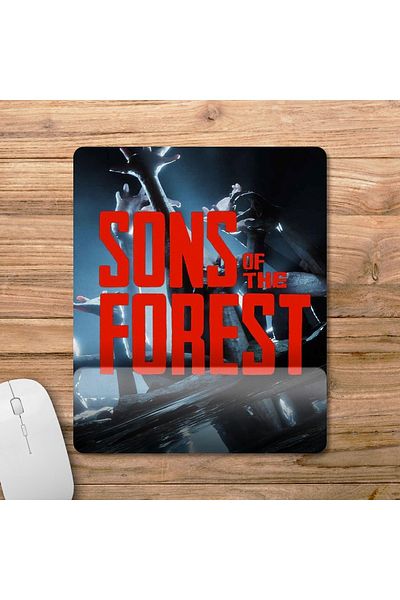 Pixxa نموذج لوحة الماوس Sons Of The Forest مع دعم المعصم - 1