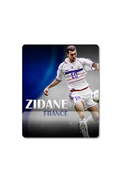 Pixxa موديل لوحة ماوس Zinedine Zidane مع مسند للمعصم - 2