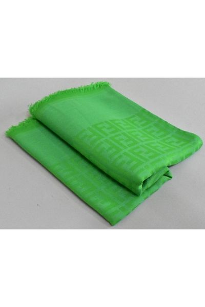 FRESCO SCARFS Γυναικείο Hijab Silky Cotton Jacquard F Pattern Shawl*a.benetton