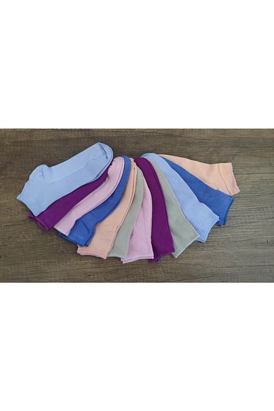 Leement socks 12 чифта безшевни къси чорапи до глезена от бамбук