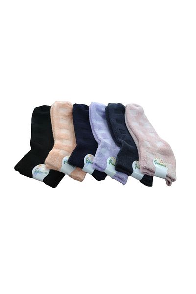 Leement socks 6 чифта бамбукови обувки с обратна хавлия за зимата
