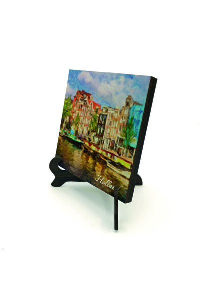 Sadrazam Επιτραπέζια βάση MDF με τύπωμα με ολλανδική εικόνα