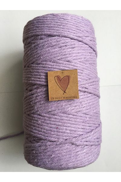 Makromİps Σχοινί Macrame 500 Gr (+-30) Σχοινί πλεξίματος πολλαπλών χρήσεων Hobby Knitting