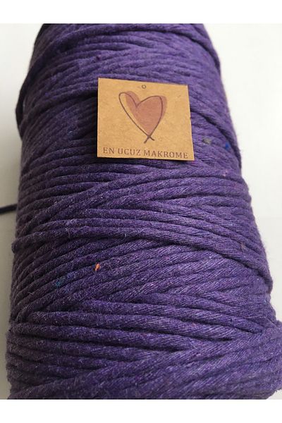 Makromİps Σχοινί Macrame 500 Gr (+-30) Σχοινί πλεξίματος πολλαπλών χρήσεων Hobby Knitting