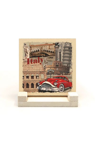 BAKSEPETE Επιτραπέζια Φυσική Πέτρα - Ιταλία Visual Printed
