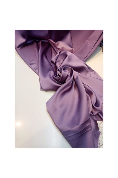S7V7N EXCLUSIVE Evening Dress Thick Satin Acetate Lycra Does Not Show
