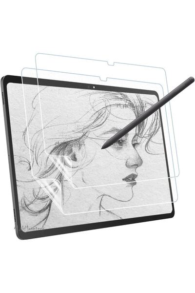 m.tk moveteck Galaxy Tab S8 Plus 12.4 Inç Uyumlu Mat Ekran Koruyucu Kağıt His...