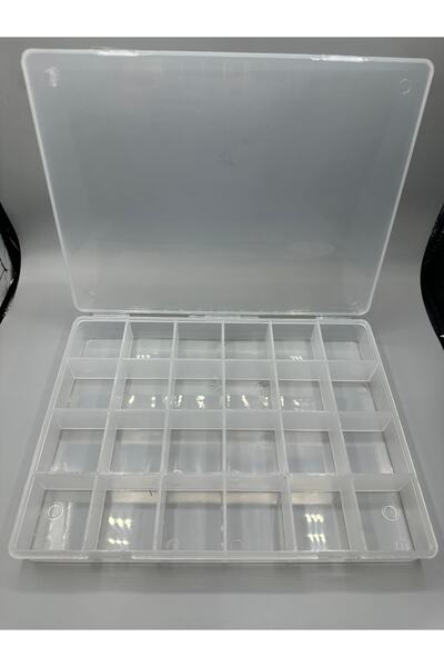 Egem aksesuar 24-отделен органайзер за бижута и мъниста Egm641