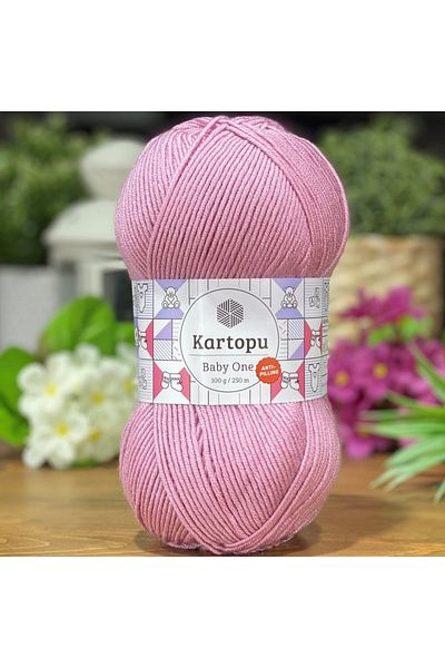 Kartopu Baby One K1763 5 τεμάχια που δεν μουτζουρώνει Baby Floss Dusty Rose