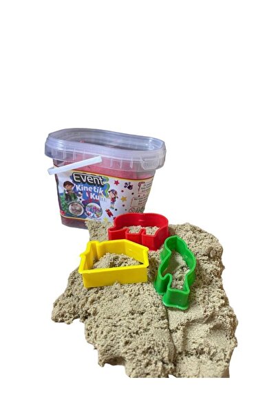 EVENT Kinetik Kum Kovalı 3 Adet Kalıp Hediyeli Naturel Kaliteli