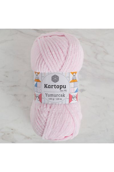 Kartopu Yumurcak K1562 5 Pieces Velvet Rope Powder Pink