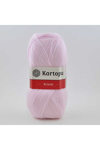 Kartopu Crystal K699 5 Pieces Fiber Thread Hand Knitting Thread Pink