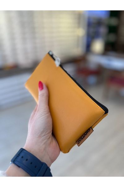 JULIANO Special Design Yellow Zippered Glasses Case - Bag