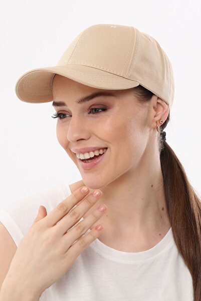 Aghilo - Pălărie reglabilă unisex bej deschis