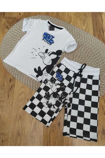 YDBKStore Boy's New Season (2-8 Years Old) Printed 2-Piece Shorts/T-Shirt Set