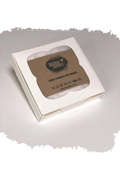 babymarkt Double Layer Embroidered Cotton Baby Oral Cleansing Wipes 5 Pcs 22*30 Cm