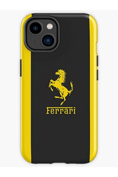 izzytech كاميرا متوافقة مع هاتف آيفون 11، موديل فيراري منقوش، الجزء الداخلي م...