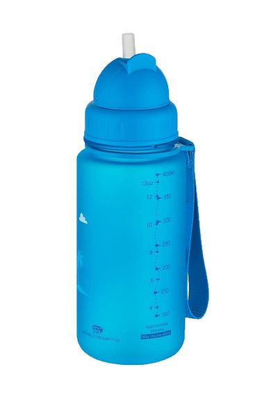 Uzspace 400 Ml Children's Water Bottle with Tritan Figure - with Straw