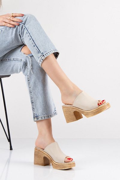 İLOLİCA Platform Sole Thick Heel Orthopedic Women's Slippers