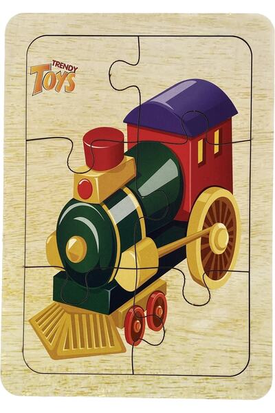 Trendy Toys Wooden Puzzle My First Puzzle 3 Pieces 6 Pieces 18x11cm