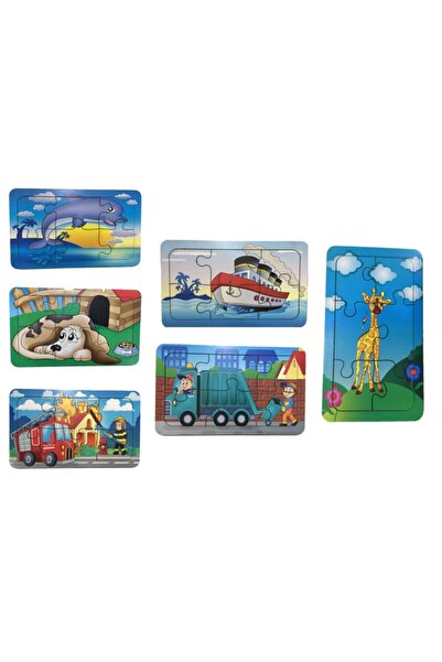 Trendy Toys Wooden Puzzle My First Puzzle 6 Pieces 18x11cm