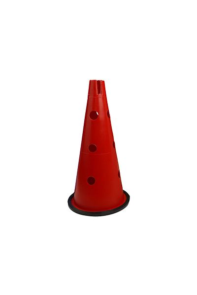 Helix Perforated Funnel - Red