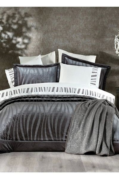 ALTINBAŞAK HOME COLLECTİON Double Dowry Set Waves Shadows