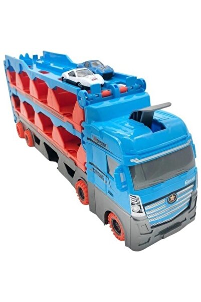 Birlik Oyuncak Oyuncak Bayim Oyuncak Sürat Pistli Tır, 2 Mt Pist Tek Kol Fırlatıcı 24 Araç Kapasiteli Taşıyıcı Tır,