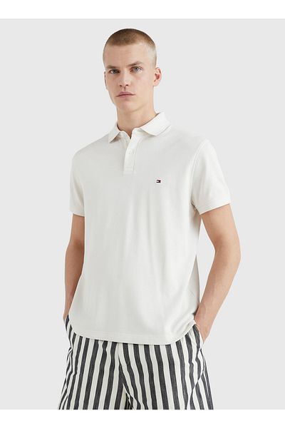 Tommy Hilfiger Bej Erkek Polo T-shirt Mw0mw17770ac0
