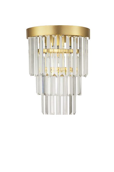 Avizemoda Desina Crystal Stone Luxury Sconce - (yellow-gilt)