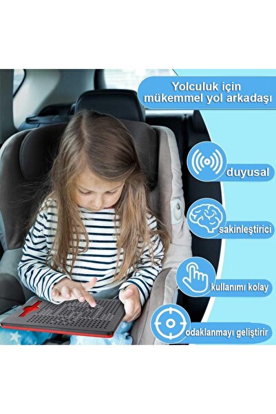 BİLMİŞ ÇOCUK Boncuk Mıknatıslı Tablet (manyetik Çizim Pedi )