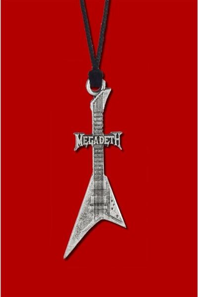 Kuzgunshop Megadeath Gitarlı Kolye