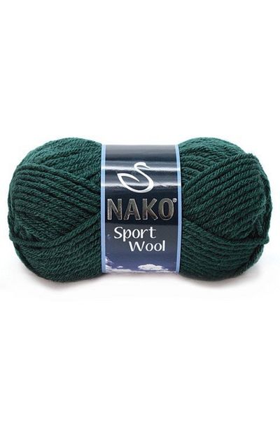 NAKO Sport Wool 1873 5 Pieces Scarf Beanie Poncho Cardigan Threads