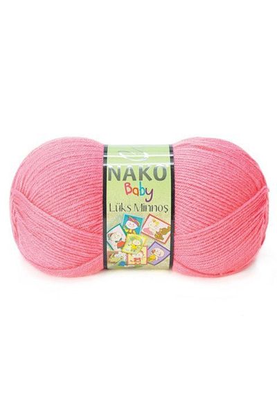 NAKO Luxury Minnoş 236 5 Pieces Hand Knitting Thread Rose Pink