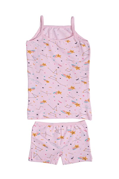 Hepsine Rakip Κοριτσίστικο λουράκι με σχοινί με μοτίβο αθλητικό μπόξερ σετ βαμβακερό μαλακό