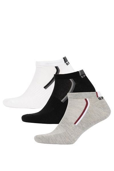 DeFacto 3-teiliges Set aus Socken und Booties aus Baumwolle für Herren - Z7250azns