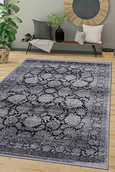 Naar Halı Gloria 6462a Lacivert / Gri Modern Dokuma Taban Halı