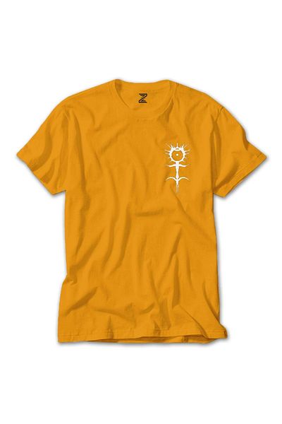 Z zepplin Κίτρινο T-shirt με μοτίβο λογότυπου Ghostemane